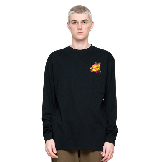 Santa Cruz Ανδρική μακρυμάνικη μπλούζα Flamed Not A Dot L/S T-Shirt